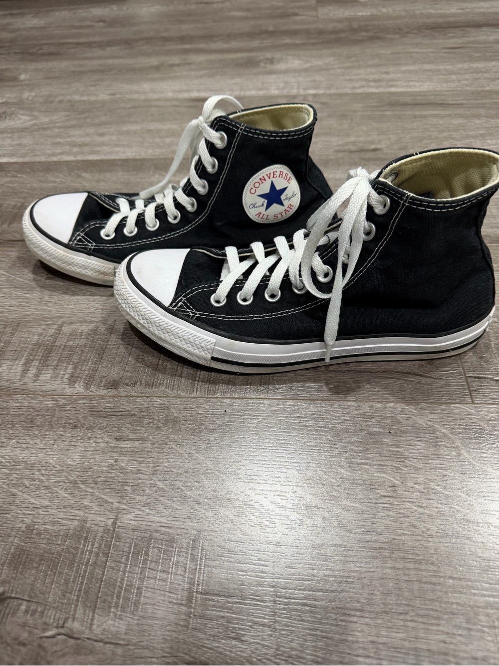 Converse Women’s High Top Sneakers - Black & White